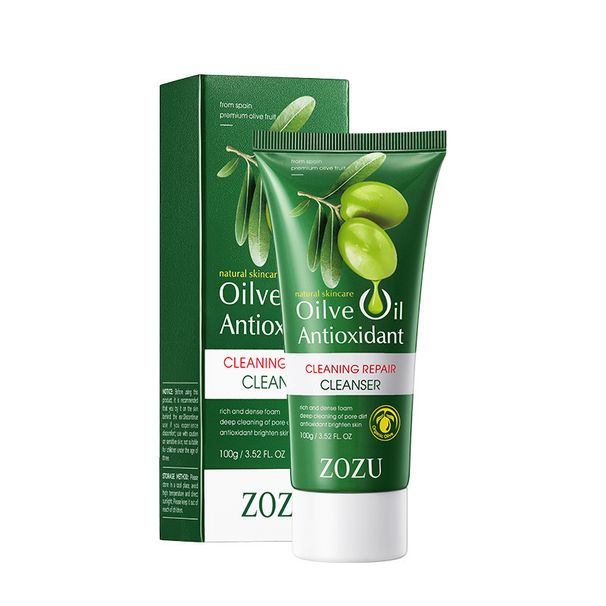 ZOZU Olio d'oliva detergente detergente per il viso delicato, detergente, lenitivo e rinfrescante_voghion.com