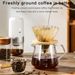 Elektresch Kaffisbounen Grinder Wireless Mini Coffee Bean Nofëllbar Espresso Gewierz Grinder Heem Kichen Büro Rees 1PC_voghion.com