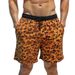 Pantaloncini sportivi casual da spiaggia con stampa leopardata da uomo_voghion.com