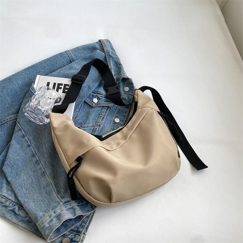 Borsa a tracolla versatile di classe, grande capacità, casual, con tracolla, stile Dumpling per donna, primavera 2025, nuovo design_voghion.com