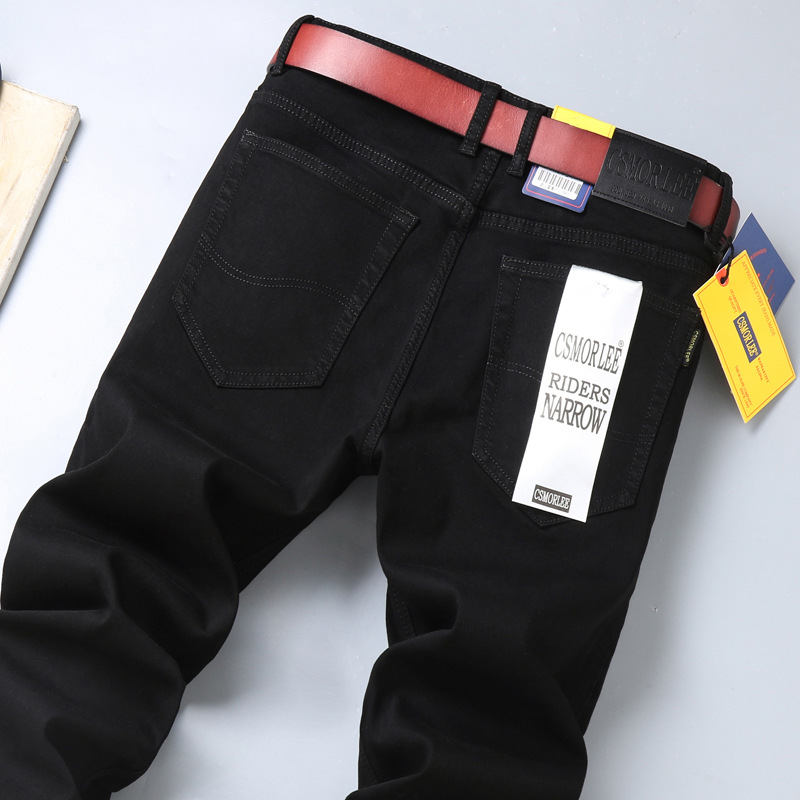 Ελαφρύ Πολυτελές Τζιν Cow Goods Original Ανδρικό Παντελόνι Thin Style_voghion.com