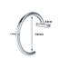 1Pc Acciaio inossidabile Anello naso finto Cerchio Anelli setto C Clip Anello labbro Orecchino Finto naso Piercing Donne Gioielli corpo Non forato_voghion.com
