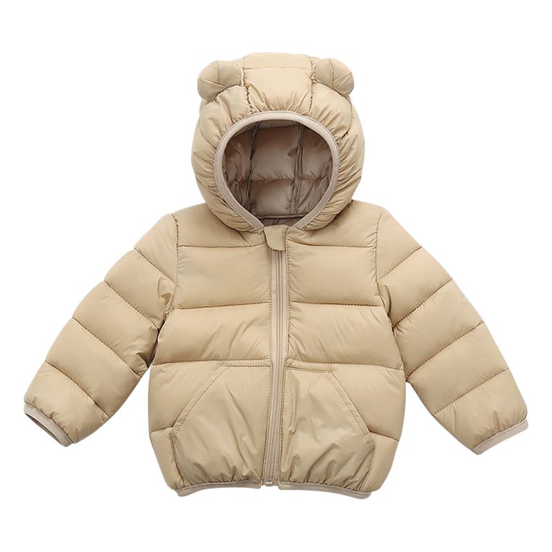 2025AutumnWinterNewKidsLeisureHoodedDownJacketForGirlsParkaBabyBoysWarmCoatsZipperOuterwearChildren'sClothing_voghion.com