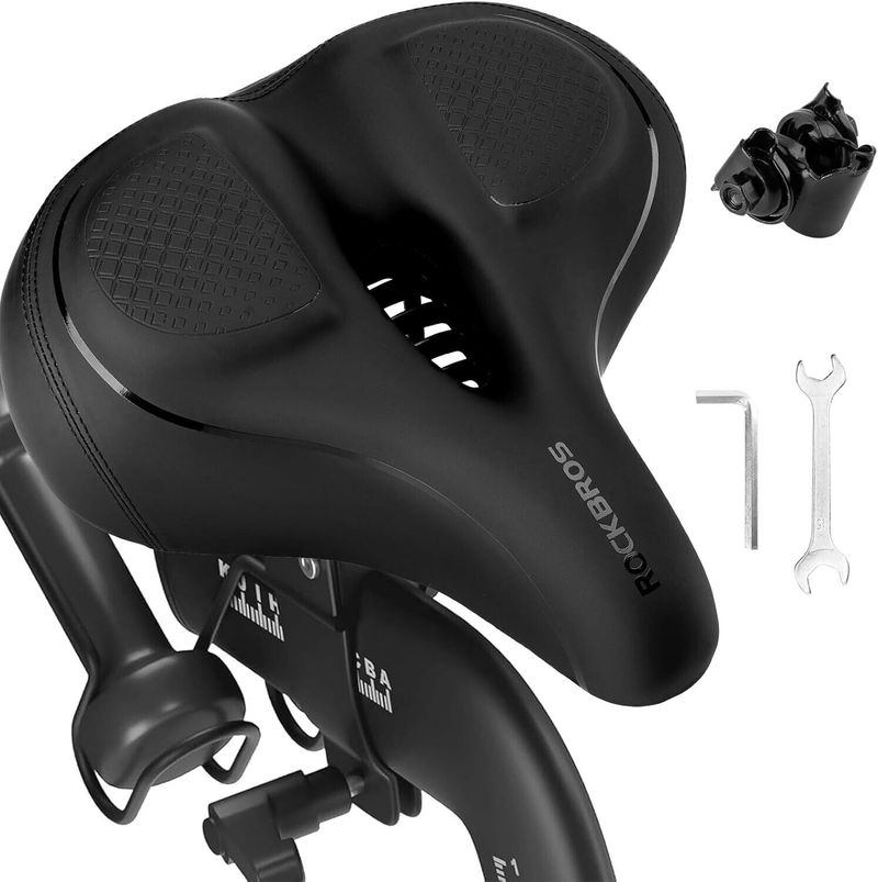 ROCKBROS Breiter Fahrradsattel für Heimtrainer/Fahrrad Peloton Fahrradsitz_voghion.com
