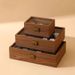 walnut wood grain watch storage box multi-bit watch collection box display transparent display box watch display box_voghion.com