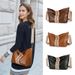 Hot Sale Woven Strap Color Coded Crossbody Bag, Satchel, Large Capacity_voghion.com