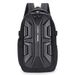 Men's Hard Shell Motorcycle Style Backpack Splash Proof Business Computer Bag Student Travel Large Capacity Double Backpack_voghion.com