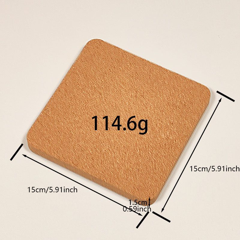 1Pcs Perforated Pad Cork Assisted DIY Hand Leather Tool Diamond Cone Perforated Without Slag_voghion.com