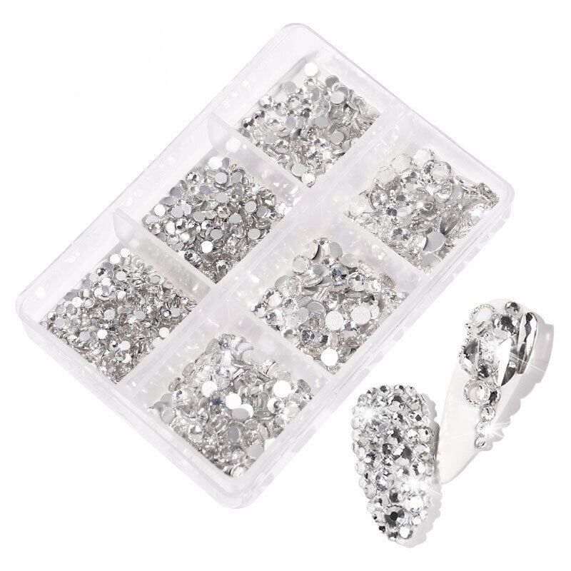 Pietre 3D strălucitoare, culori mixte, sclipici, diamant ușor, Cookie Artist_voghion.com