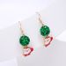 New Cartoon Earrings Simple Santa Claus Bell Hypoallergenic Ear Jewelry_voghion.com