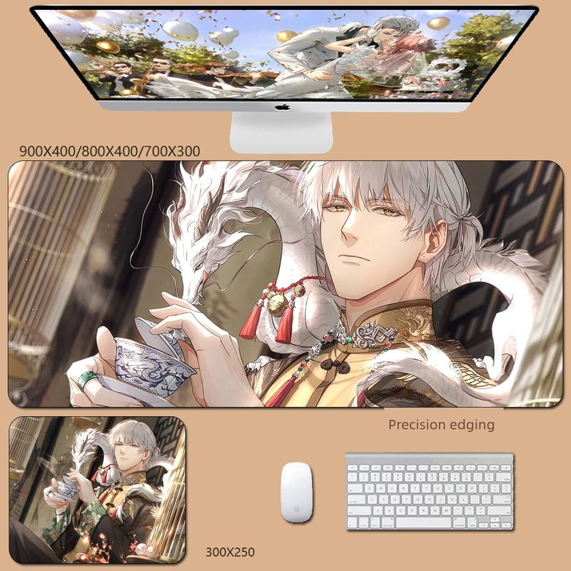 Unbeatable Quality Light And Night Love Mouse Xiao Yi Qi Si Li Charlie Su Xia Ming Xinglu Shen Keyboard Second Dimension Desk Pad_voghion.com