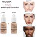 PHOERA 2pcs/set Liquid Coverage Foundation Facial Base Cream Brighten Moisturizer Mineral Full Cover Concealer Makeup TSLM1_voghion.com