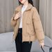 Piumino da donna corto stile 2025 nuovo cappotto alla moda invernale ampio sottile spesso caldo capospalla abbigliamento in cotone_voghion.com