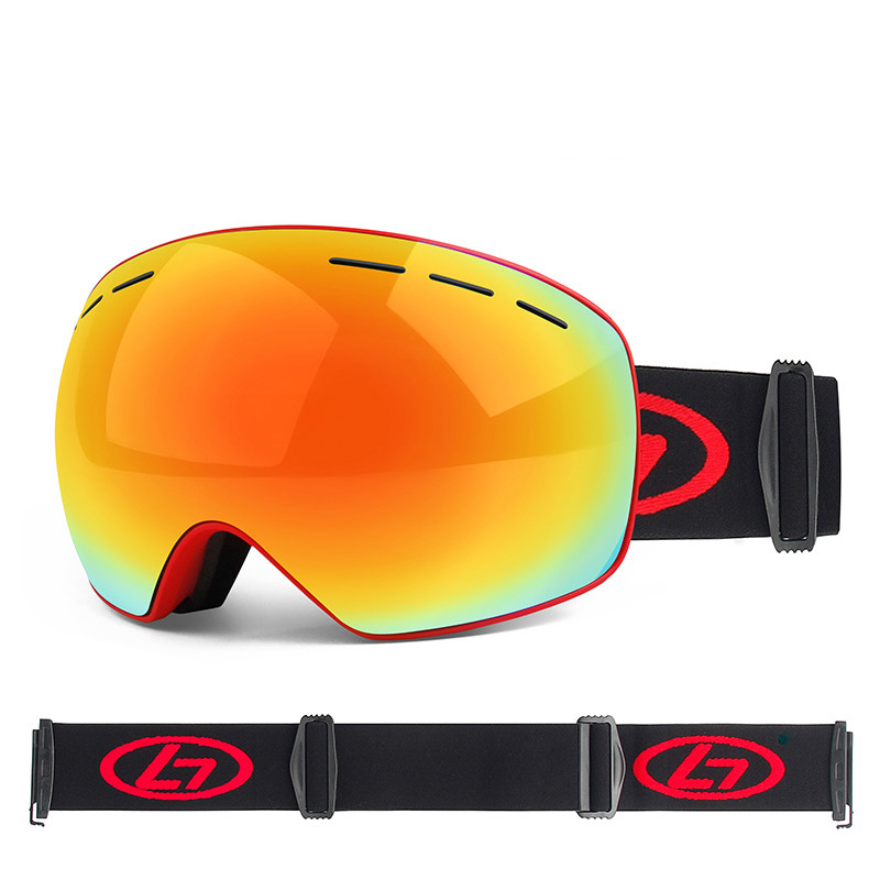 Double-layer anti-fog glasses windproof ski Snow goggles for winter mountain skiing_voghion.com