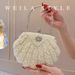 Pearl Shell Bride Evening Clutch Socialite Handbag Handheld Cheongsam Bag For Women_voghion.com