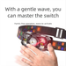 Lampe frontale LED multifonctionnelle à forte lumière, rechargeable par USB, éclairage longue portée pour la pêche nocturne, la randonnée, la course à pied_voghion.com