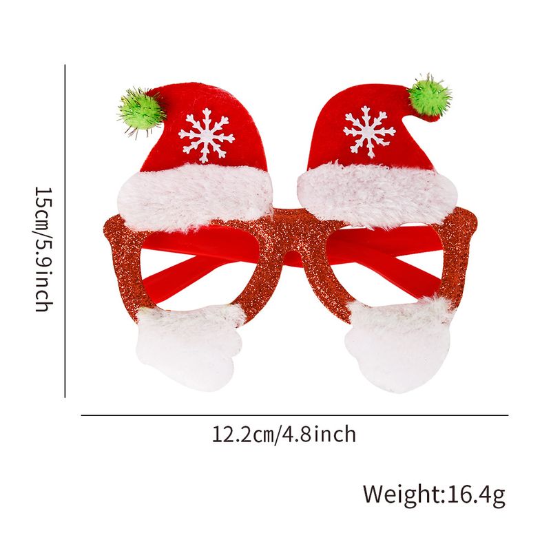 New Decorative Party Cartoon Frame Adult Children Christmas Hat Glasses_voghion.com