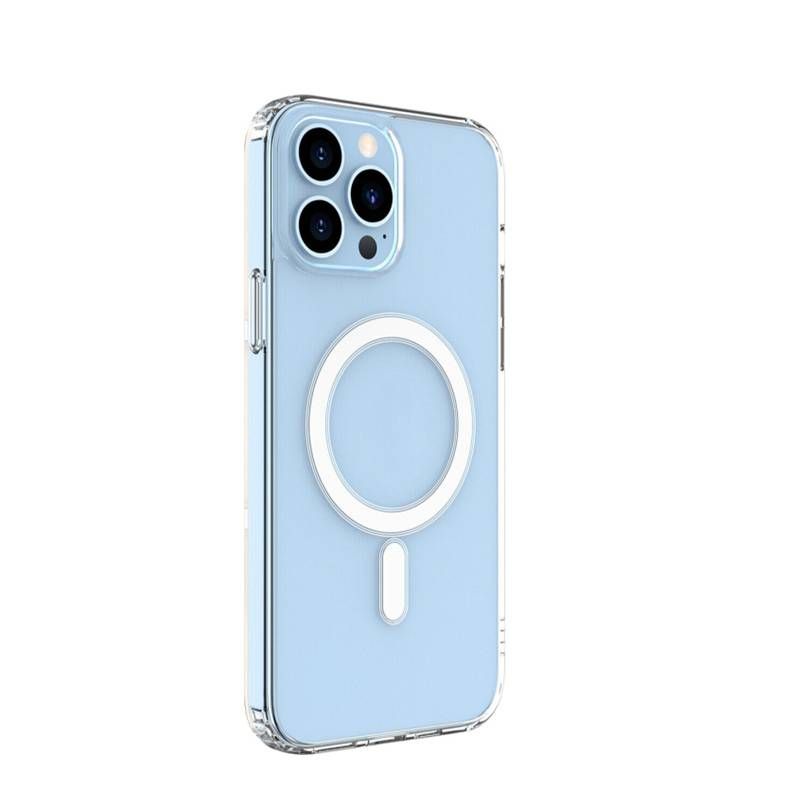 Luxury Clear Original Case For Magsafe For iPhone 16 15 14 13 12 11 Pro Max 15Plus 14Plus 16Plus Magnetic Wireless Charging Hard Acrylic Cover_voghion.com