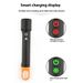 Ultra-Bright LED Flashlight – 1800mAh Rechargeable, 500m Beam, Adjustable Focus & 360° Rotation For Camping, Hiking, Emergency_voghion.com