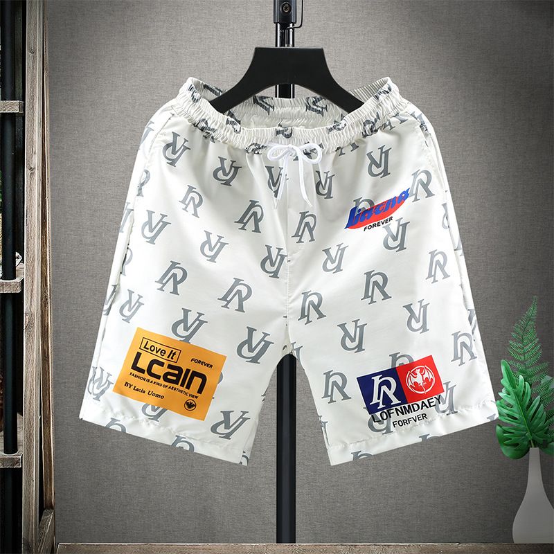 Fashion shorts heren dragen trendy leggings van het merk five, nieuwe sport- en vrijetijdsbroeken, strandbroeken, trendy en knappe short_voghion.com