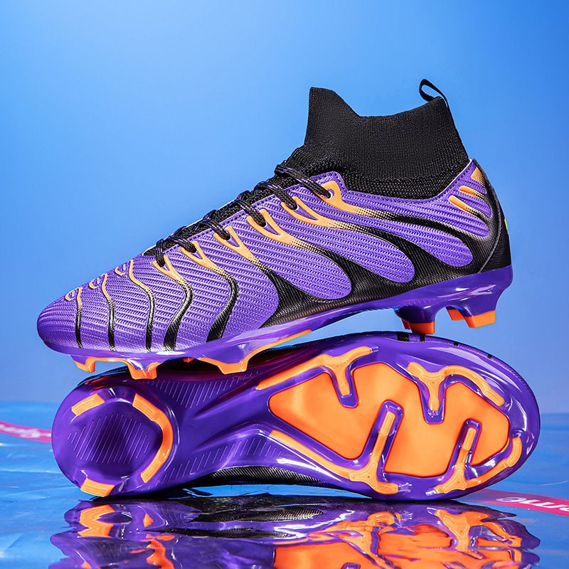 Unbeatable Quality New Assassin Adult Quality Anti Slip, Breathable, Durable High Top Football Shoes Professional Competition Training_voghion.com