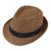 Moda Bambini 54cm Estate Retro Nastro Traspirante Bulrush Paglia Spiaggia Cappello Panama chapeau de soleil Ragazzo Cappelli da Sole_voghion.com