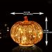 Decorazione di Halloween con lanterna di zucca in vetro a LED_voghion.com