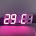 3D Digital Alarm Clock, Home Desktop Clock, Wall-Mounted Entertainment Clock, High-End Creative LED Wall-Mounted Electronic Clock_voghion.com