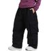 Winter New Ski Women, Multi-Pocket Cargo, Windproof, Waterproof, Loose Corduroy Snowboard Pants For Men_voghion.com