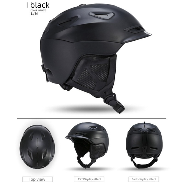 Ski Men And Women Outdoor Thermal Snow Helmet Anti-Collision Adjustable Skating Snowboard Safety Hat_voghion.com