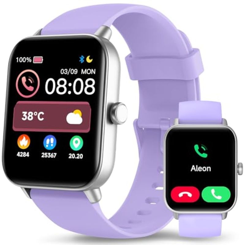 Smart Watch For Women IPhone Android 1.8 Smartwatch With Bluetooth Answer Call Builtin Alexa Fitness Sleep Tracker With 110+ Sp_voghion.com