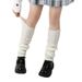 Unisex Twisted beenwarmers gebreide wollen beenwarmers voor dames warme stapel sokken duivengat wollen beenwarmers laarzenhoezen_voghion.com