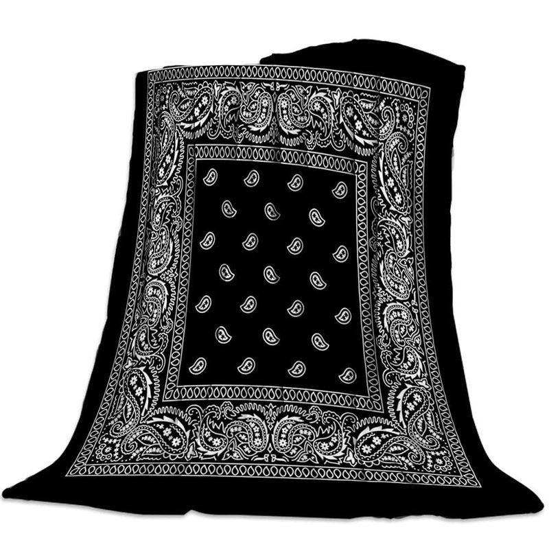 Flannel Blanket Super Soft Printing Microfiber Blanket Air Conditioner Travel Bedding Sofa Cover Blanket_voghion.com