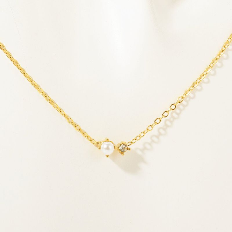 12 pierres de naissance, pierres de naissance, zircon, collier d'art rétro, chaîne de clavicule, collier en acier inoxydable plaqué or_voghion.com