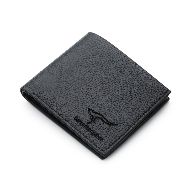 Portefeuille court en cuir souple pour hommes, style professionnel_voghion.com