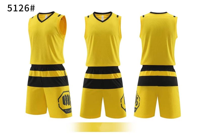 Košarkaški set s muškim printanim ljetnim dresom za studentska natjecanja, sportske treninge i košarkašku ekipu_voghion.com