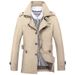 Men's Clothing Men's Casual Windbreaker Mid-length Men's Coat_voghion.com