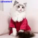 Modna odzież dla zwierząt, koszule letnie, garnitury dla kotów, jedwabiste, oddychające, cienkie i nieprzywierające futro, tradycyjna odzież chińska, garnitury dla kotów_voghion.com
