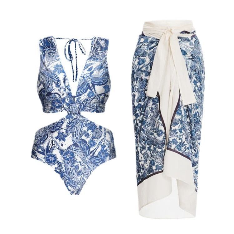 Damen Übergröße Badeanzug Bikini Große Größen Bademode Tankini_voghion.com