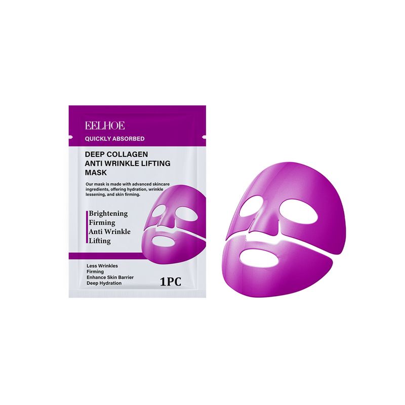 EELHOE Mască facială hrănitoare cu colagen, hidratantă, iluminatoare pentru linii fine, fermitate pentru ten, îngrijire facială_voghion.com