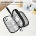 Travel Cable Organizer Pouch Electronic Accessories Carry Case Portable Waterproof Double Layers All-in-One Storage Bag For Cord, Charger, Phone_voghion.com