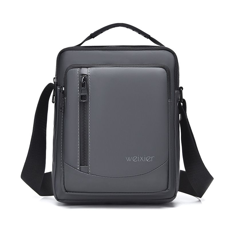 Borsa a tracolla da uomo, semplice e casual, per cellulare, borsa a tracolla da uomo, grande capacità, anti-schizzi, design di nicchia, borsa da uomo_voghion.com