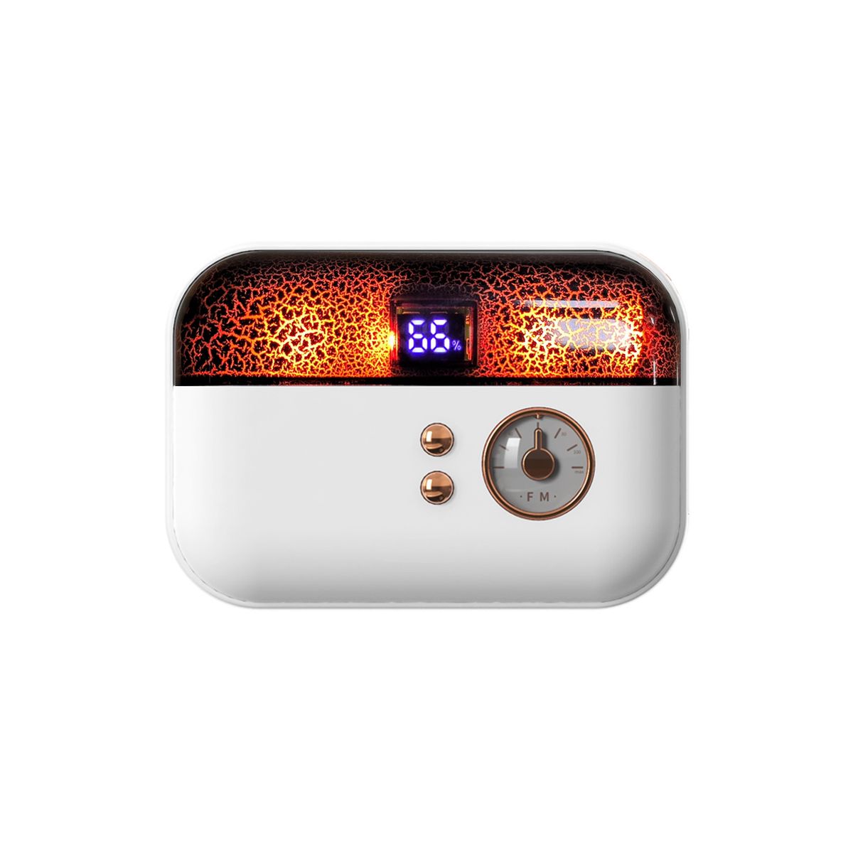 USB Rechargeable Hand Warmer & Power Bank – 4000mAh Portable Heating Pad With Digital Display For Winter Travel & Outdoor Use_voghion.com