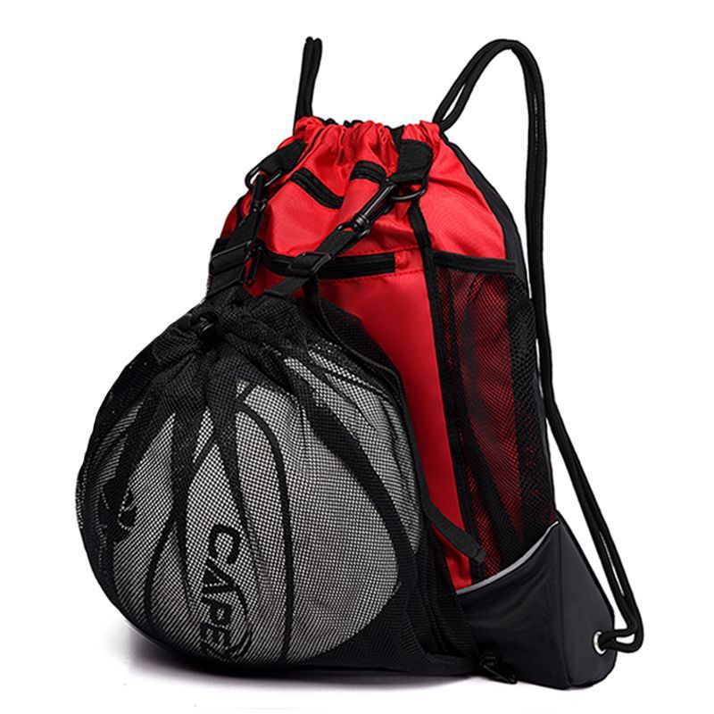 Basketball-Rucksack für Herren und Kinder – Sport-Trainingstasche mit großem Fassungsvermögen, Kordelzug und mehreren Fächern (wasserabweisende, verstellbare Riemen)​_voghion.com