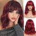 new wig simulation hair ladies air bangs sea water ripples medium and long curly hair full headgear factory spot_voghion.com