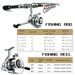Telescopic Portable Long Casting Reel Gear Lure Rod Full Set Sea Fishing Soft Bait Hook Line_voghion.com