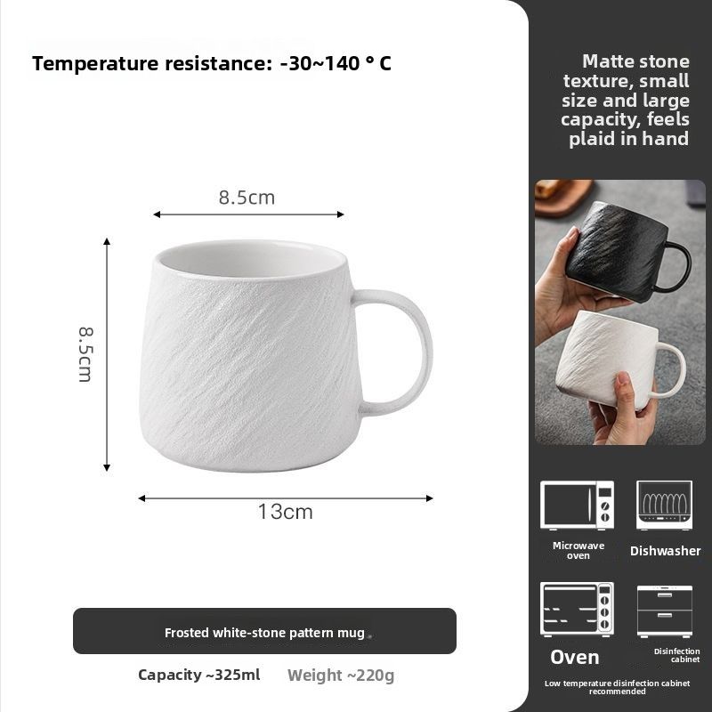 [0.01 Second Low Price] Light Luxury Mug Beverage Water Household Milk Coffee Couple Afternoon Tea Cup_voghion.com