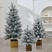 Mini Tabletop Christmas Tree – Festive Holiday Decor For Desks, Counters & Gifts (3 Sizes, Ready-to-Display With Classic Ornaments)_voghion.com