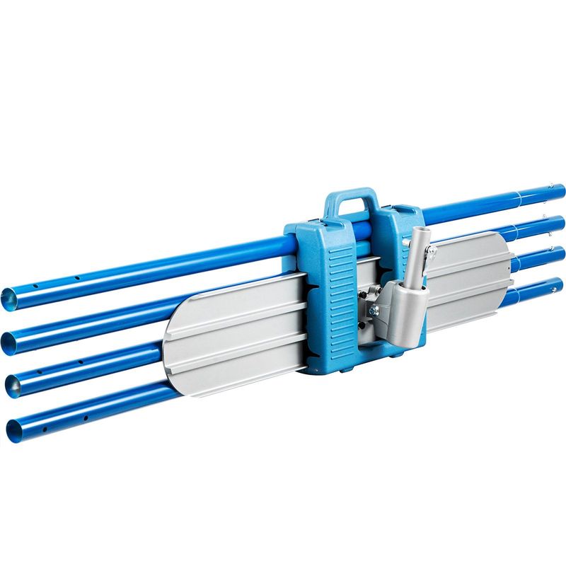 VEVOR Bull Float Magnesium Concrete Float 48 X 8" Round End Concrete Float Tool Cement Tool Bull Concrete Kit Bull Float With 4 Float Handle Bull Float Bracket Concrete Tools Finishing Bull Float_voghion.com