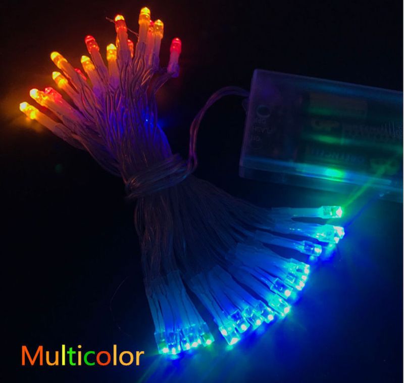 Customizable LED String Lights For Indoor Decoration - Battery/USB Operated, Warm White/Cool White/Multi-Color, IP44 Rated​_voghion.com